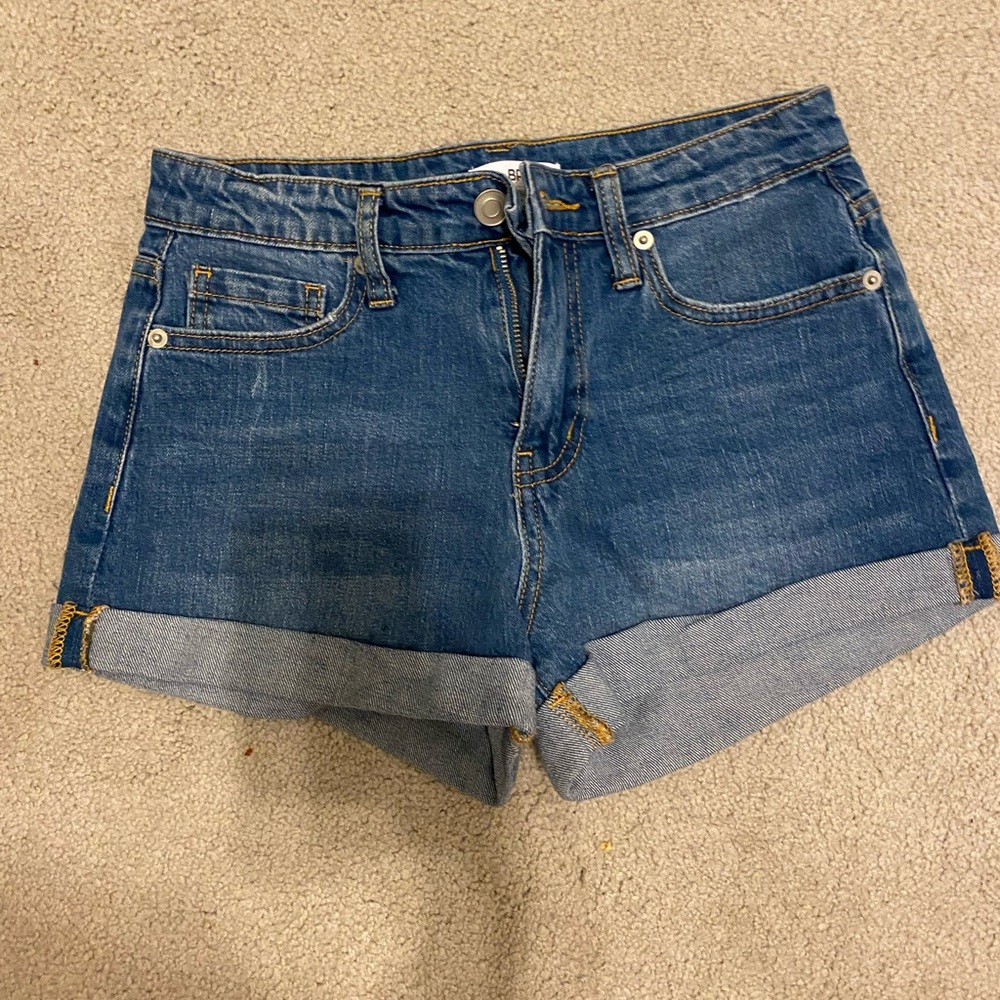 Denim jean shorts